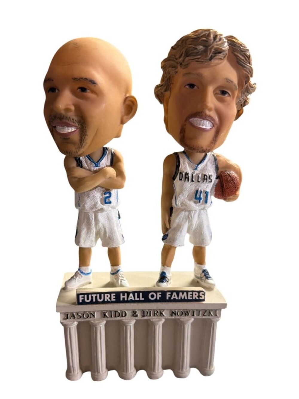 Jason Kidd & Dirk Nowitzki Future Hall Of Famers Bobblehead NBA Dallas Mavericks